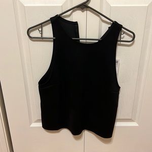 Suede tank top
